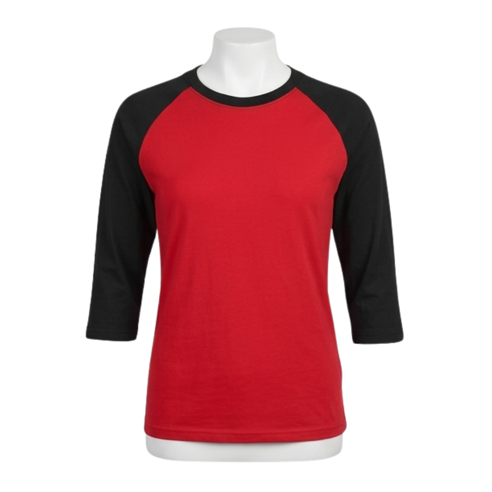 Women’s Raglan Sleeve Casual Baseball Shirt – Soft Comfortable Stylish Everyday Tee for Street & Casual Wear