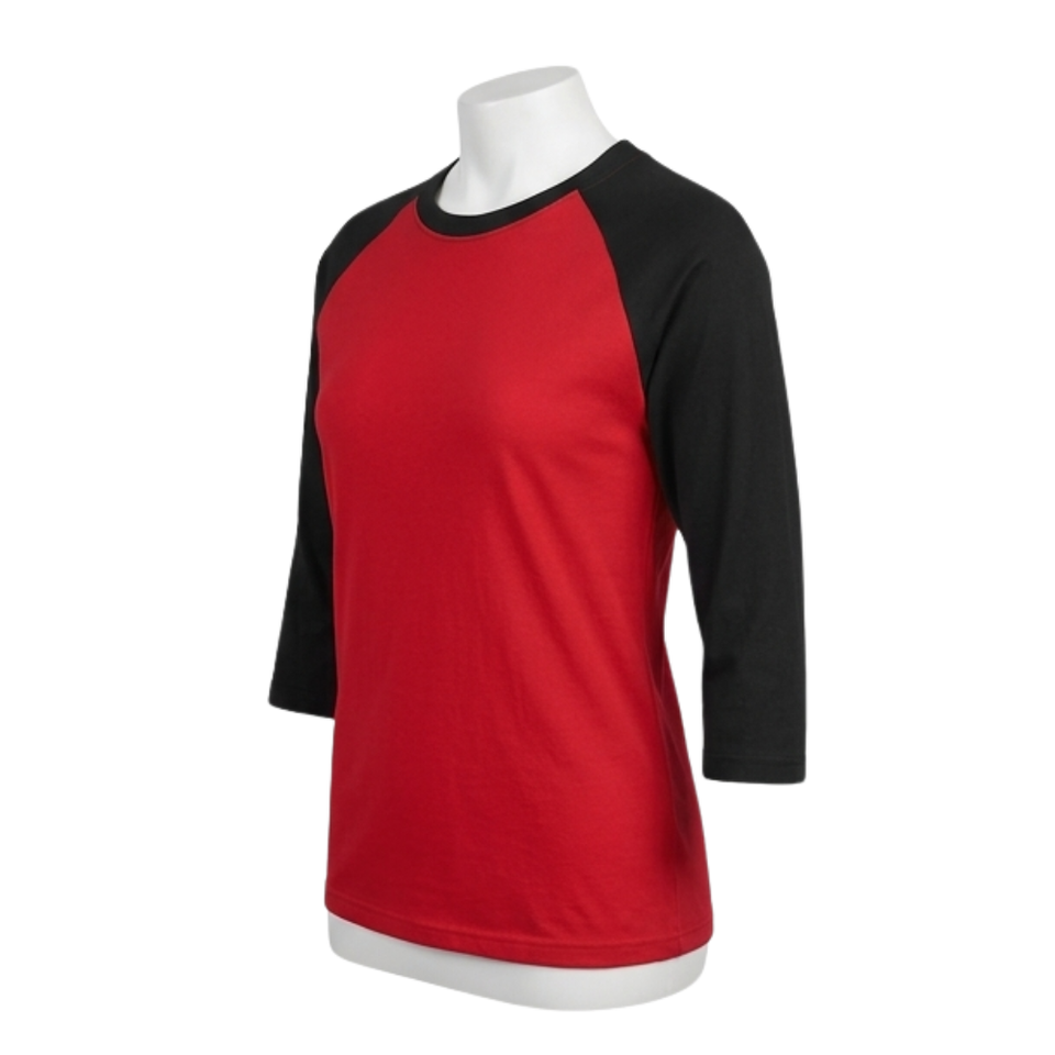 Women’s Raglan Sleeve Casual Baseball Shirt – Soft Comfortable Stylish Everyday Tee for Street & Casual Wear