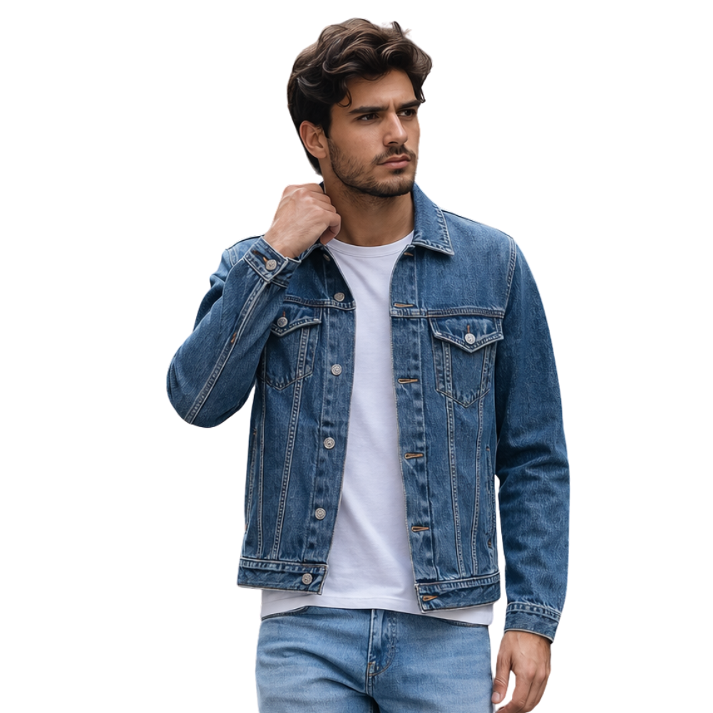 Premium Classic Denim Jacket for Men & Women – Stylish, Durable & Everyday Wear Jean Jacket